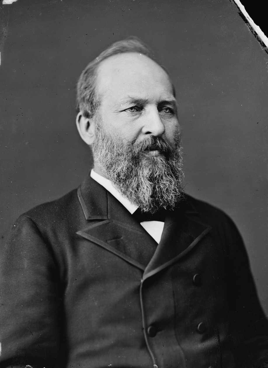Präsident James Garfield, 1870-80 von American Photographer