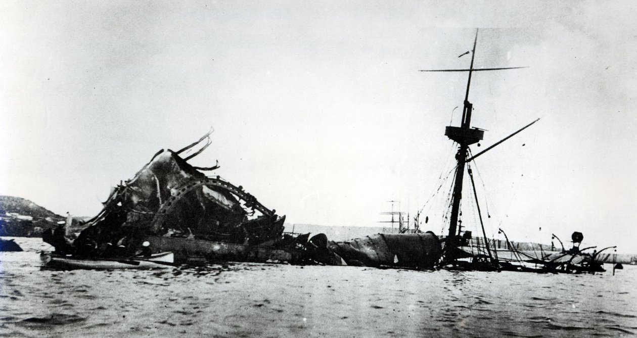 Die Katastrophe der USS Maine, 1898 von American Photographer