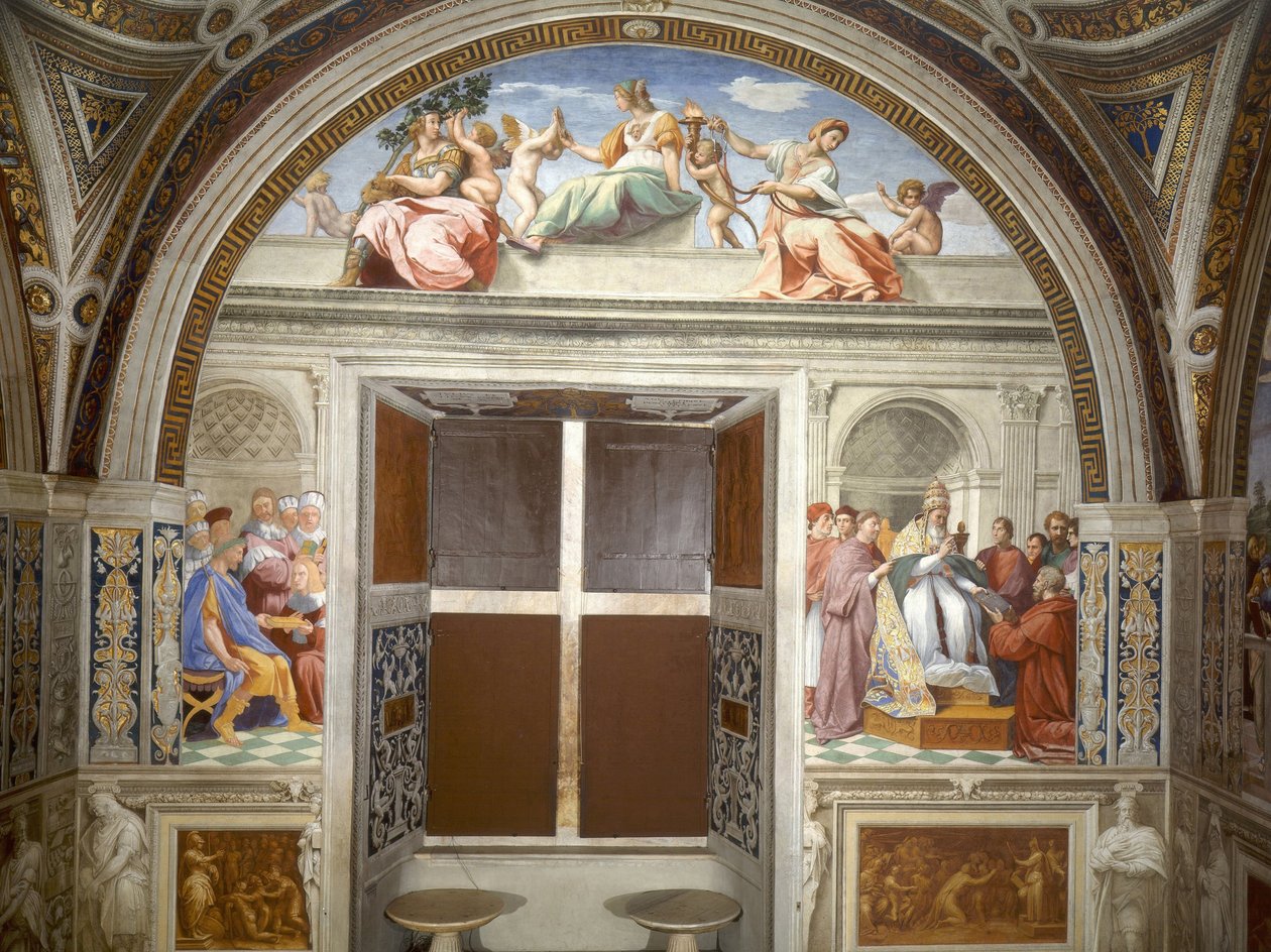 Kardinal- und theologischen Tugenden von Raffaello Sanzio Raphael