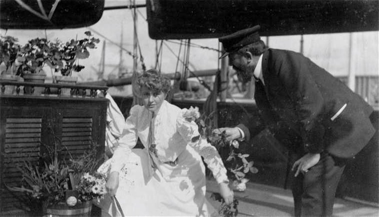 Porträt von Simonne Legrand-Menier (1881-1972) und Gaston Menier (1855-1934) von Unknown