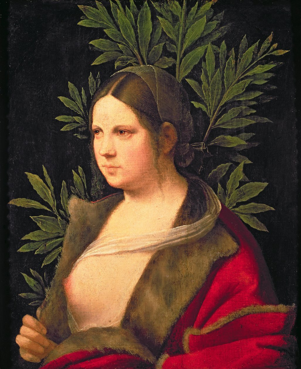 Porträt einer jungen Frau (Laura) von Giorgione