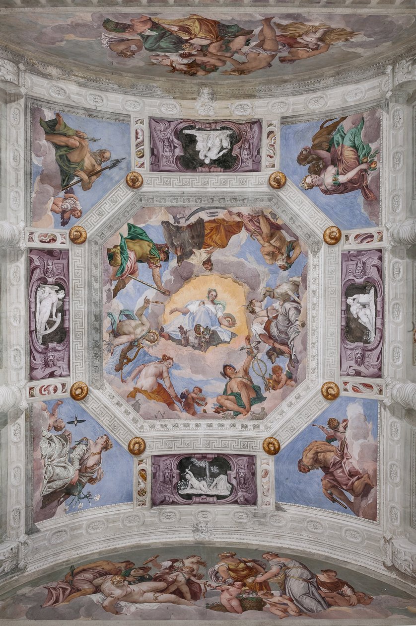 Der Olymp, Gewölbe der Halle des Olymp von Veronese