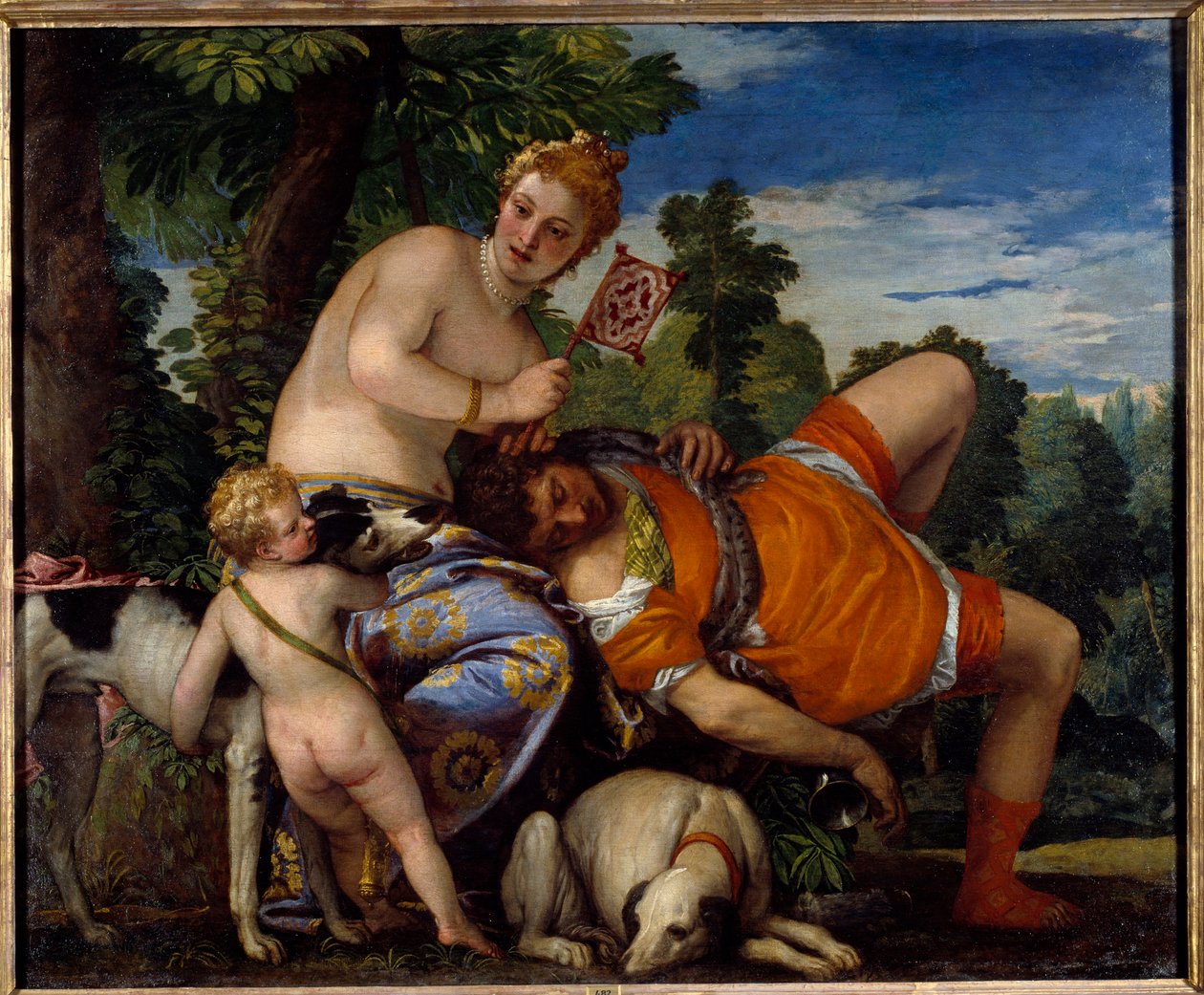 Aphrodite und Adonis von Veronese