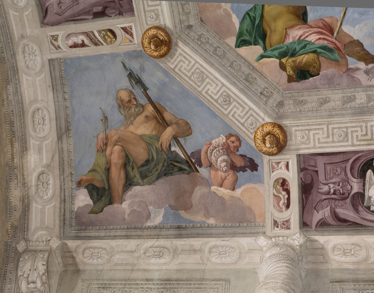 Paolo Caliari, bekannt als Veronese, Fresko, Villa Barbaro, Maser, Italien von Veronese