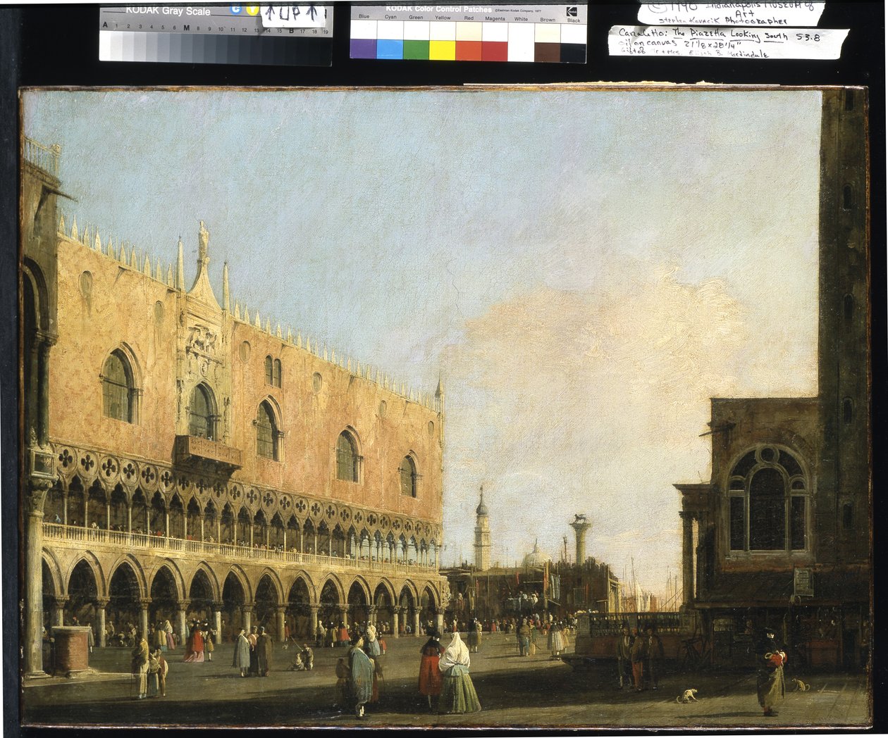 Blick auf die Piazzetta San Marco nach Süden von (1697 1768) Canaletto
