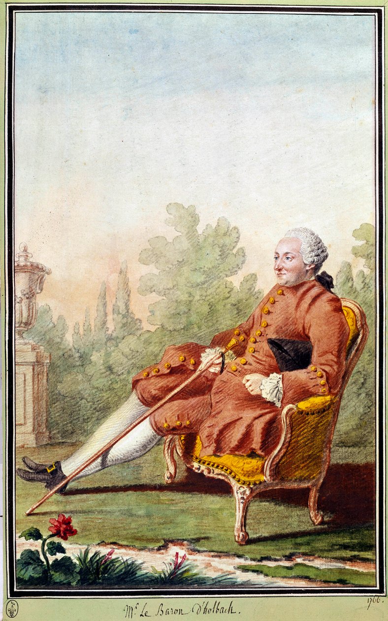 Porträt von Paul Henri Dietrich, Baron d