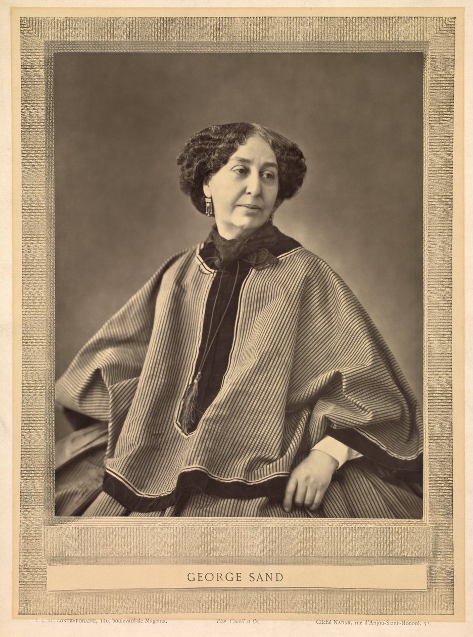 Porträt von George Sand von (1820 1910) Nadar