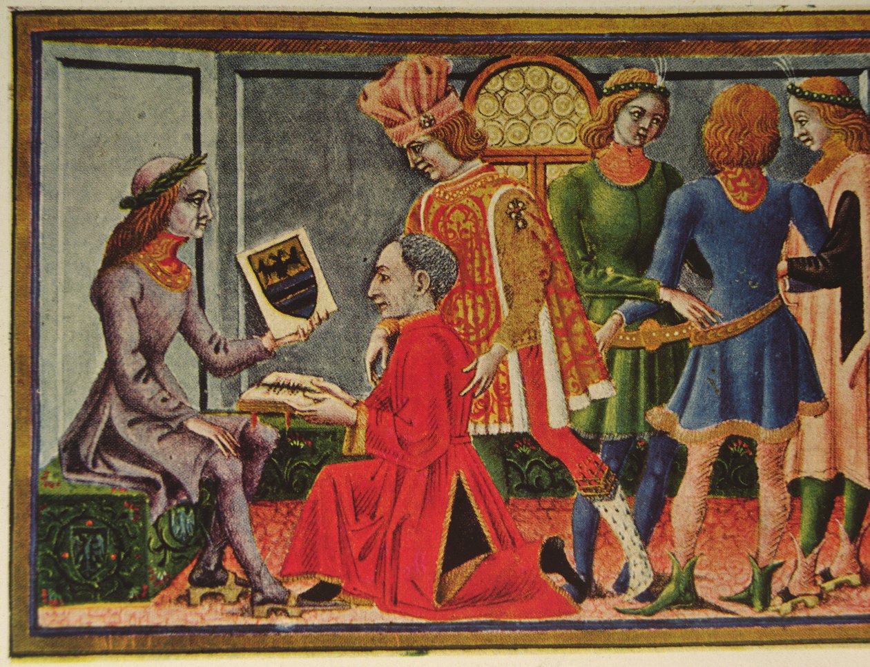 Kaiser Friedrich III. erhält das Buch 