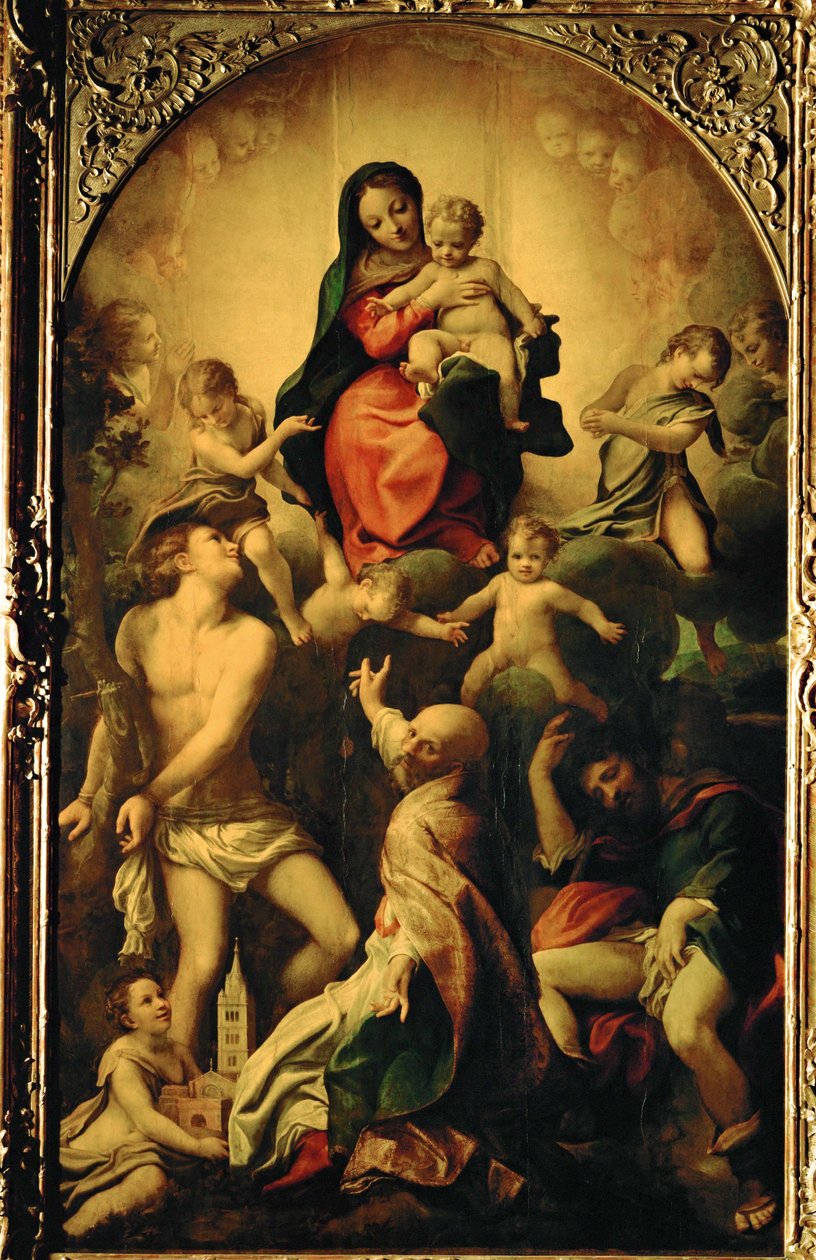 Die Madonna des heiligen Sebastian von (c.1489 1534) Correggio