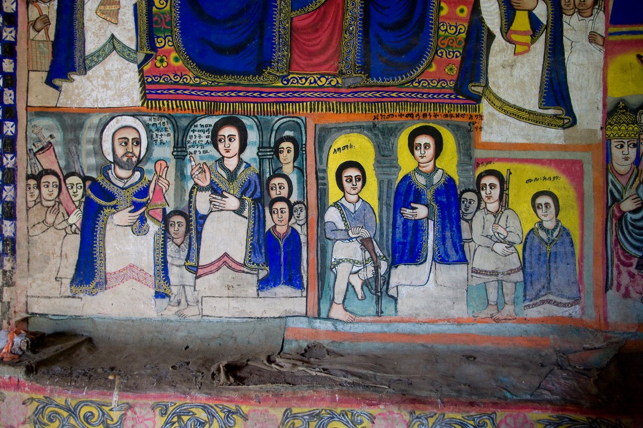Debre Sina Maryam Kirche, Gorgora, Tana-See, Äthiopien, Afrika von Unknown