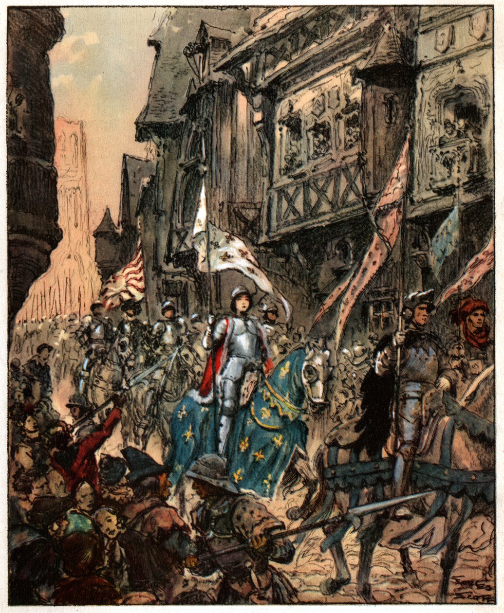 Jeanne d'Arc von Unknown: Hochwertigste Kunstreproduktion