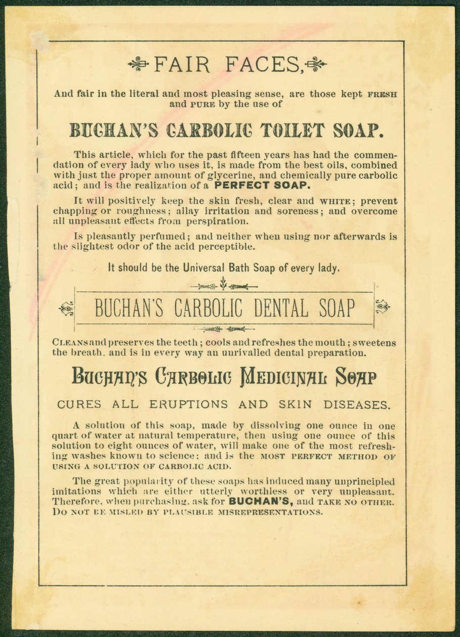 Buchans Karbolische Toilettenseife von American School