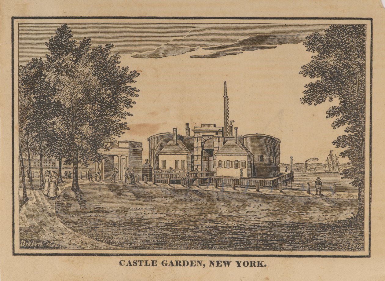 Castle Garden, New York von American School