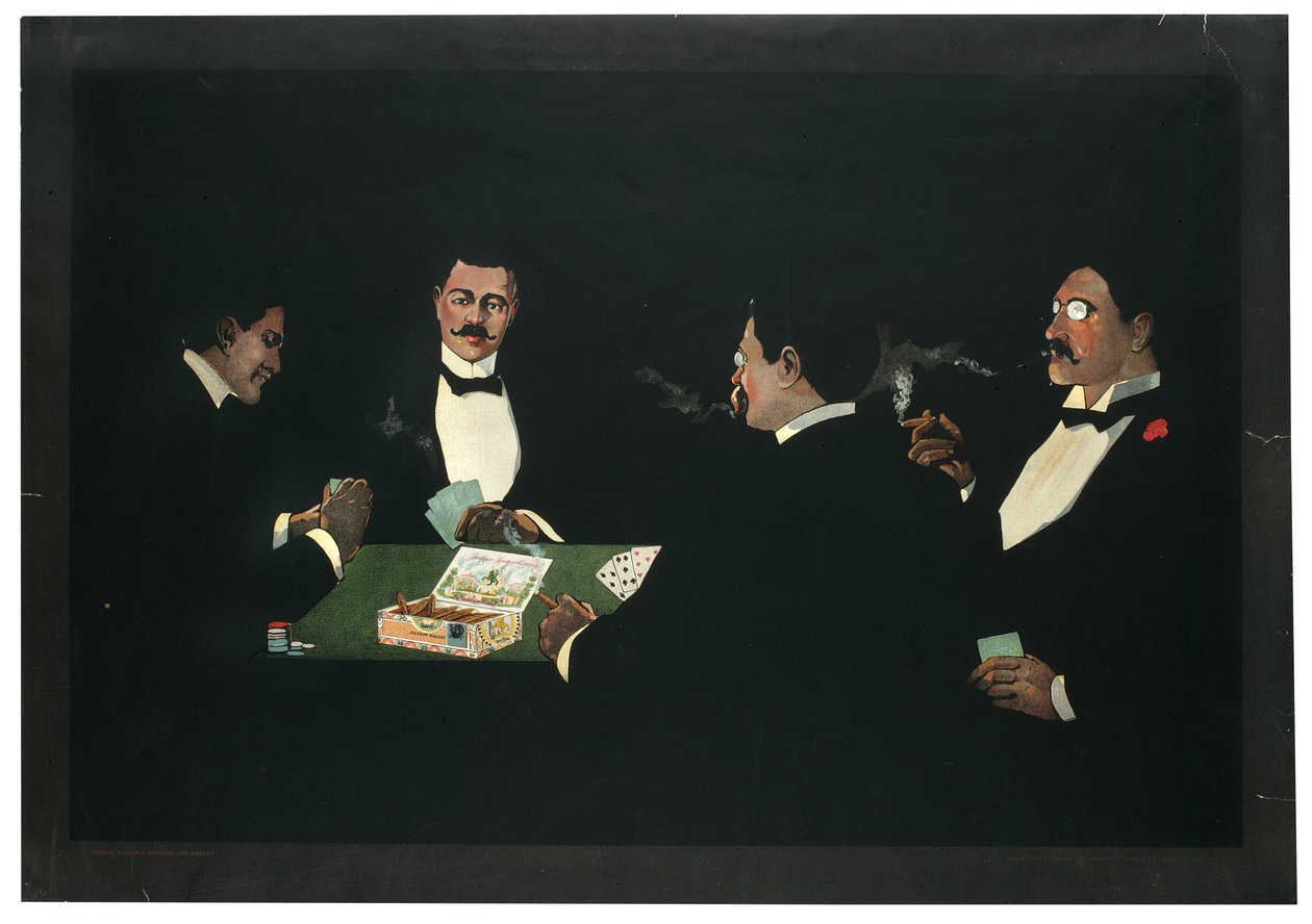 Jackson Square Zigarren, Werbung, 1899 von American School