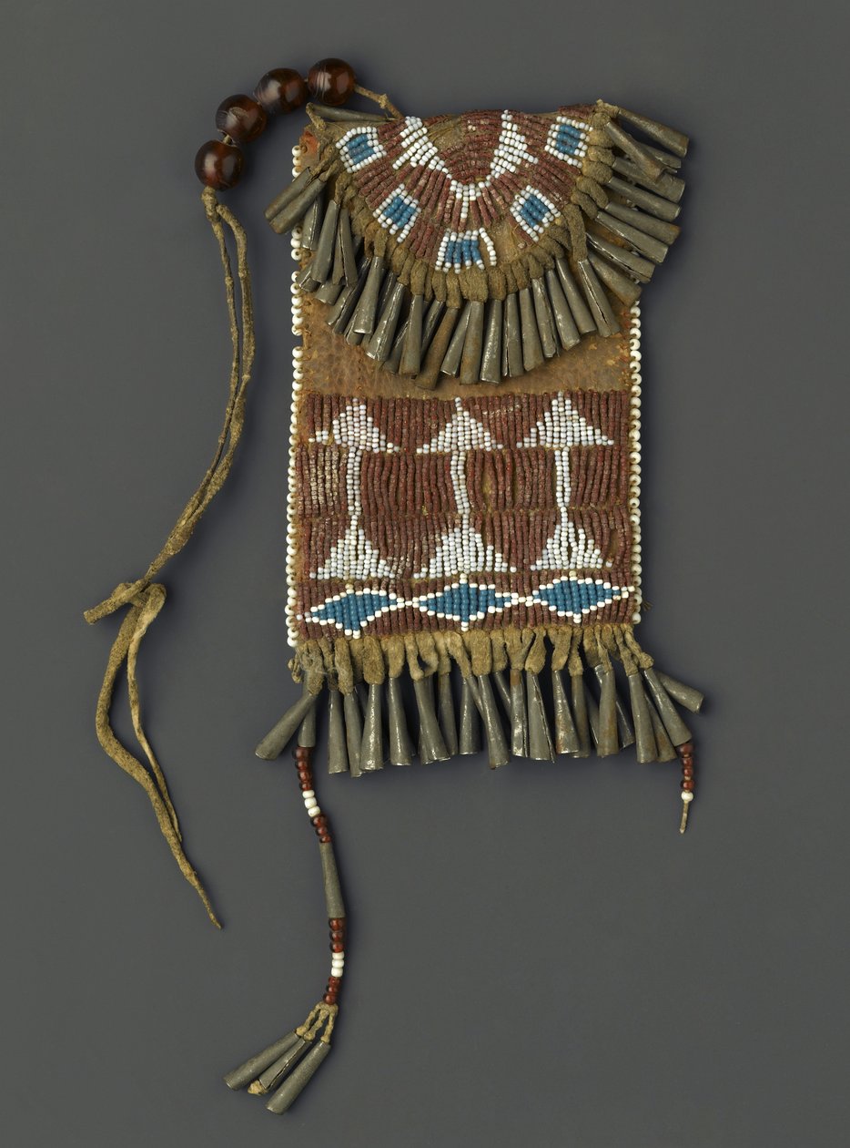 Frauen-Gürteltasche, möglicherweise Ute oder Kiowa, 1880-90 von American School