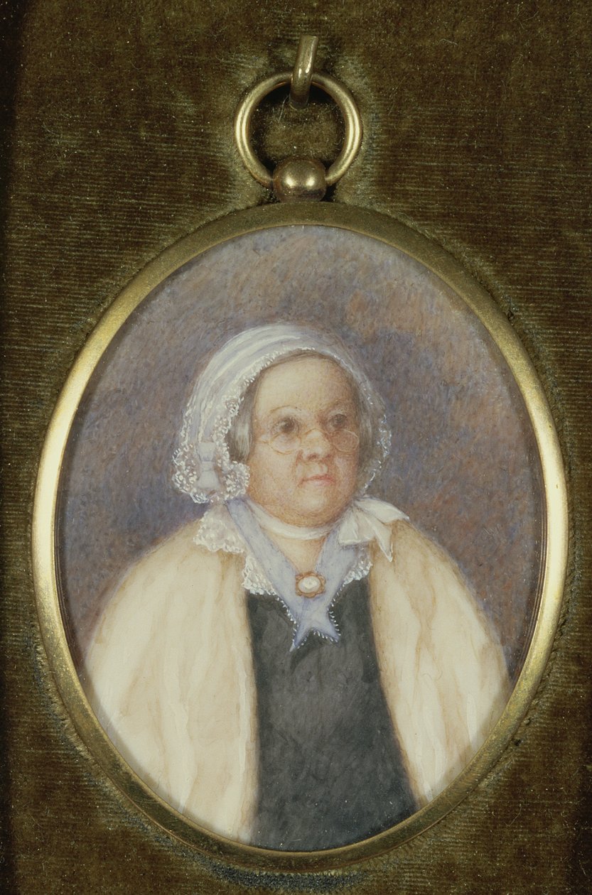 Ovales Porträt von Mrs. Mary Reibey von Australian School