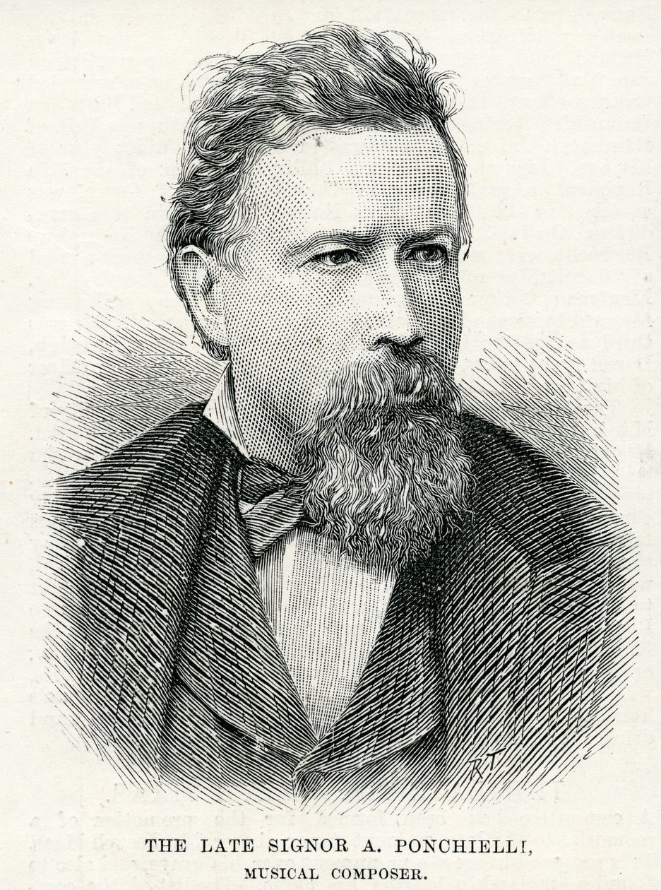 Porträt von Amilcare Ponchielli, 1886 von English School