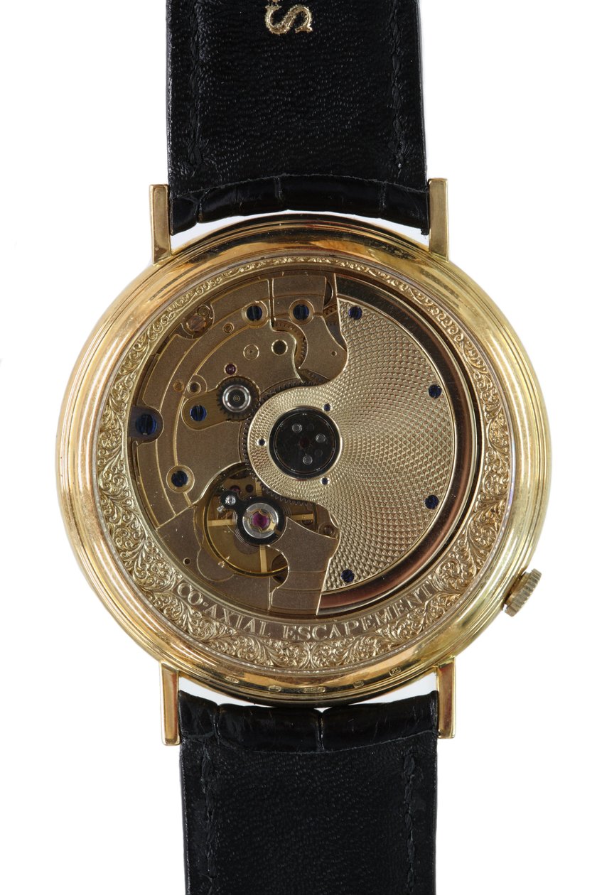 Rückseite der Daniels Millenium Uhr von English School