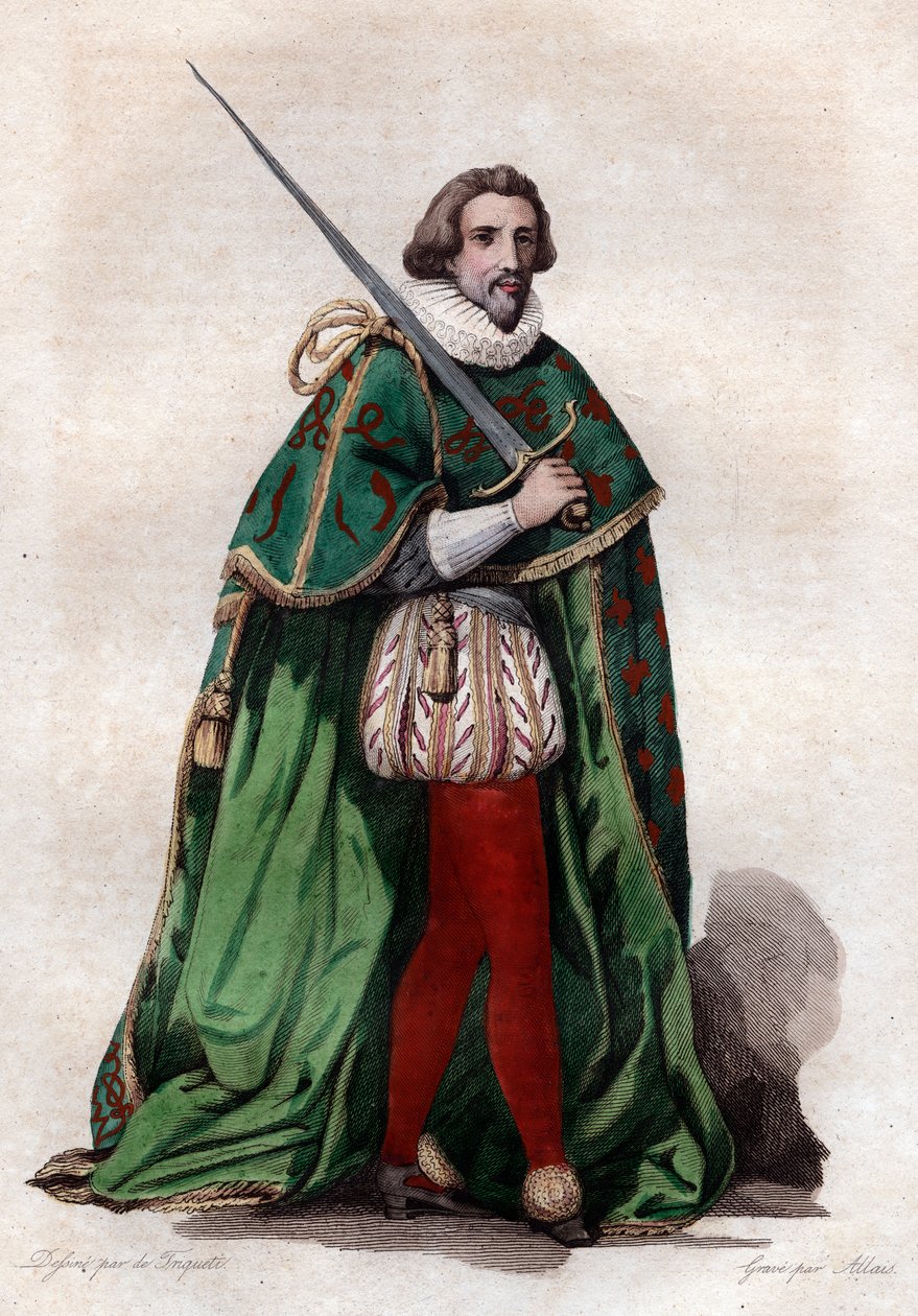Porträt von Francois de Bonne, Herzog von Lesdiguieres (1543-1626), französischer Soldat und Konstabler von Frankreich von French School