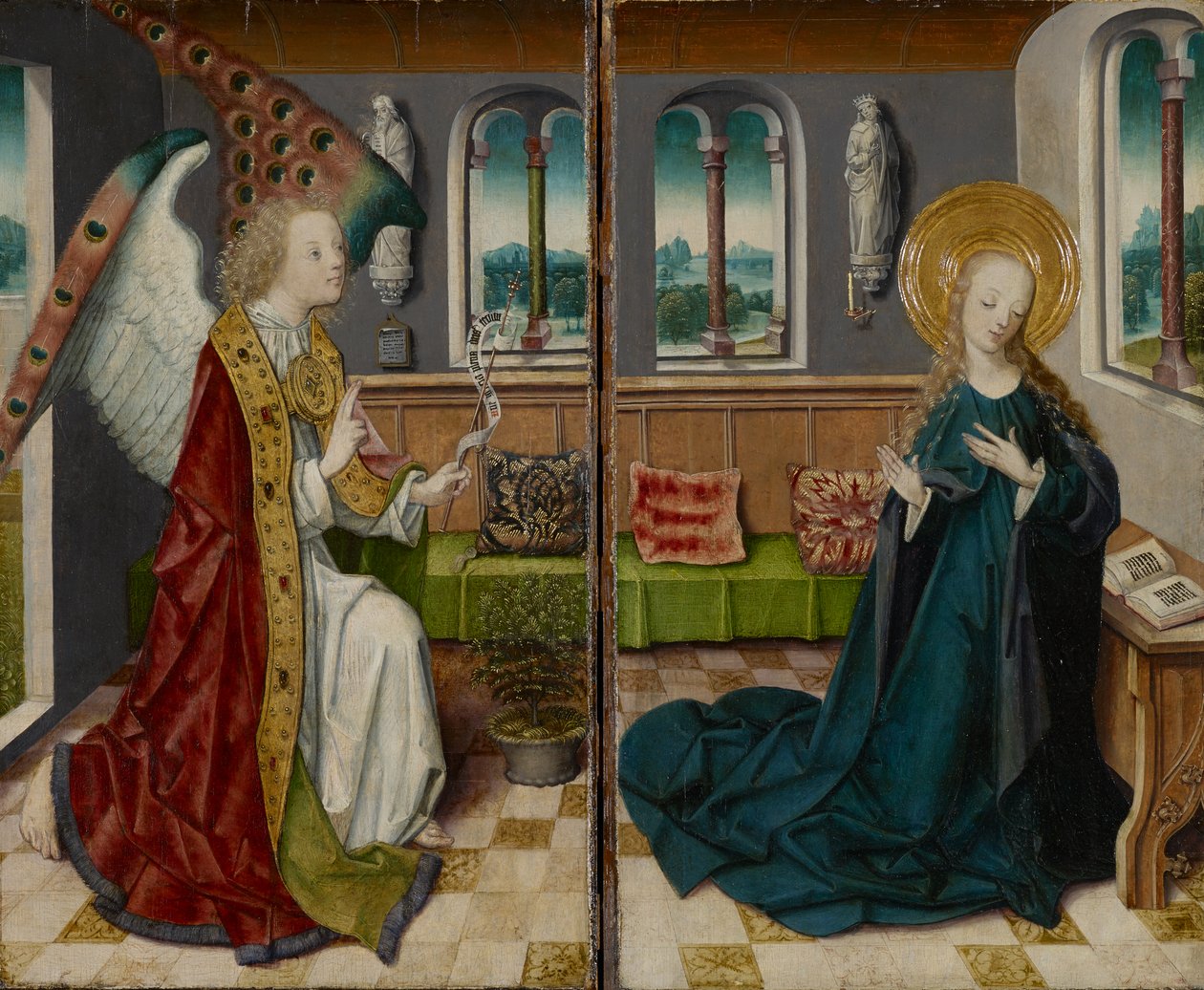 Die Verkündigung, 1490 von German School