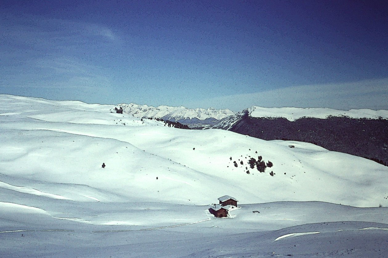 Schnee in den Alpen von Detlef B. Fischer