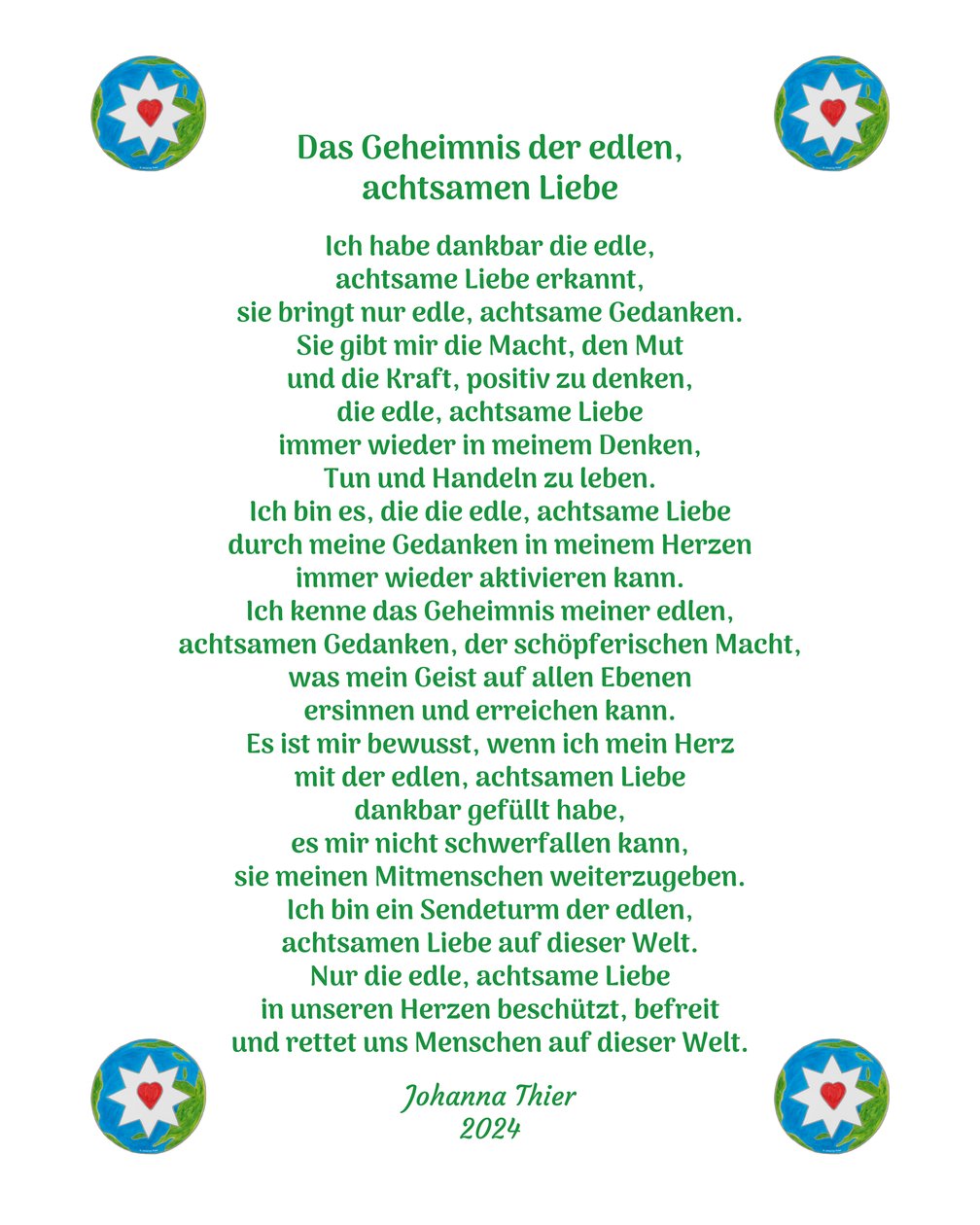 Das Geheimnis der edlen, achtsamen Liebe von Johanna Thier