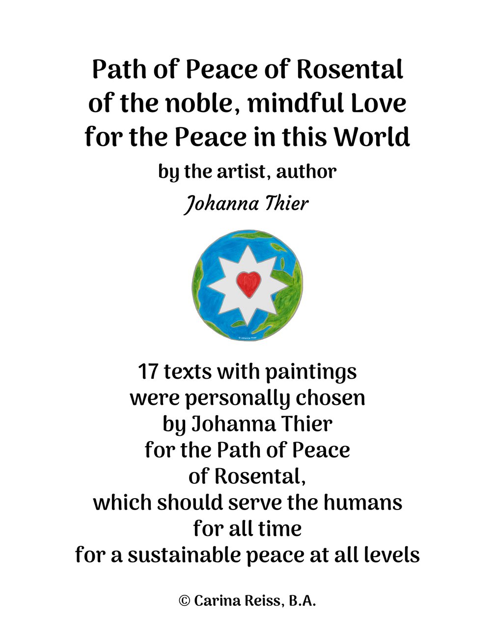 Path of Peace of Rosental von Johanna Thier