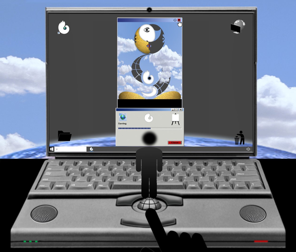 Free Download (II) (aus der Serie: Windows) von Alexander Eibach