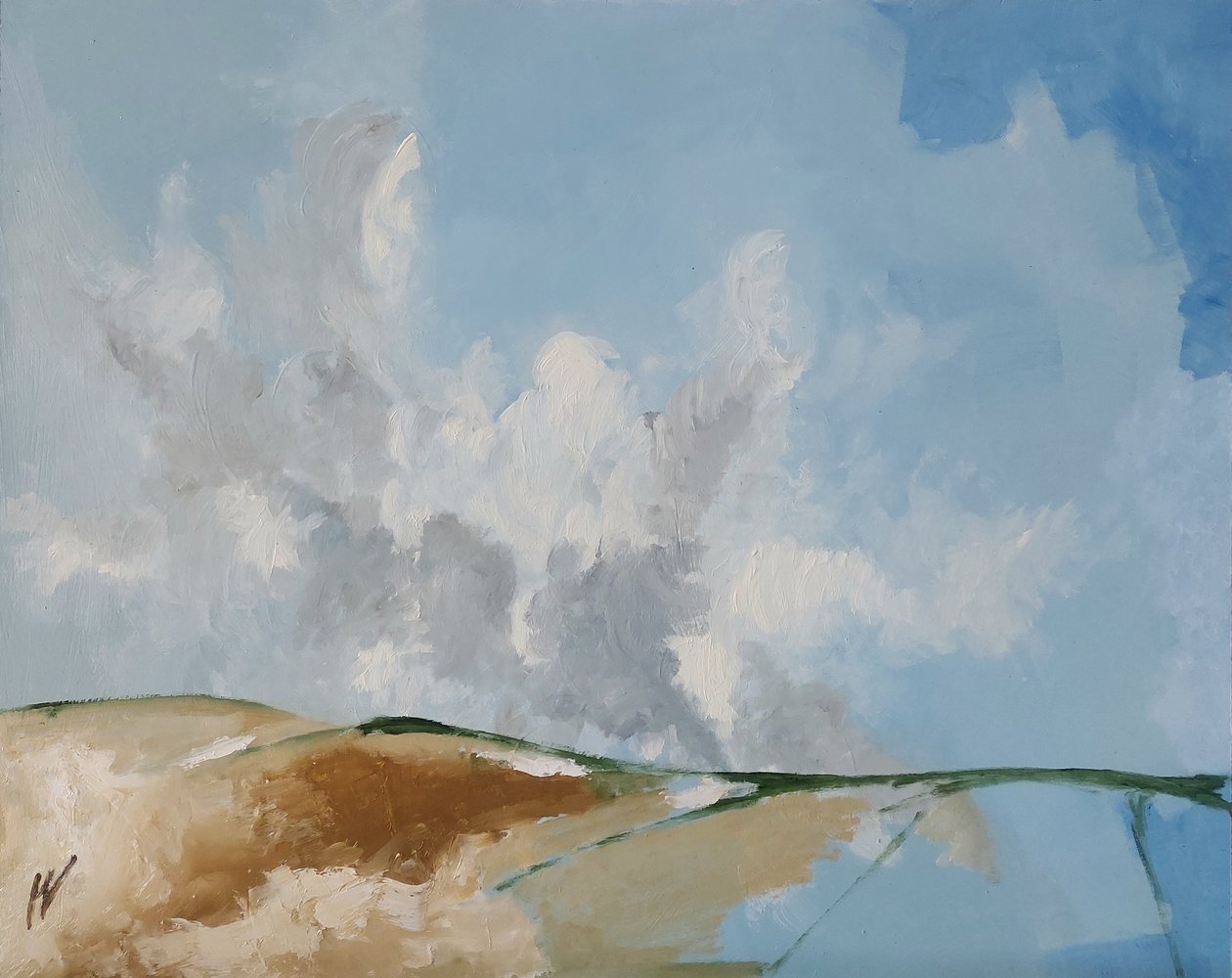 Wolken am Boden gebunden von M. Vet