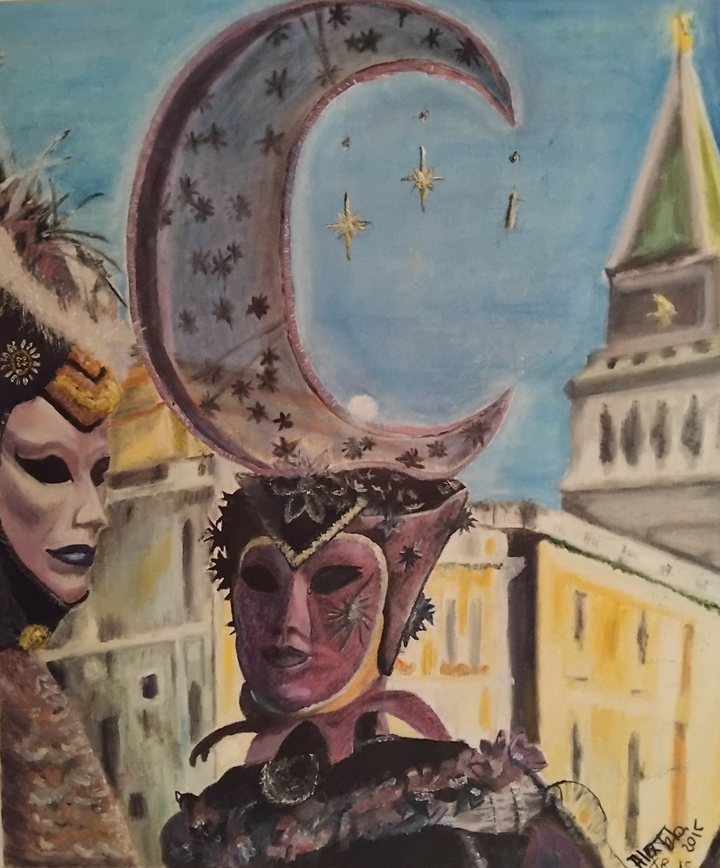 Maske Nacht von Alex Terla