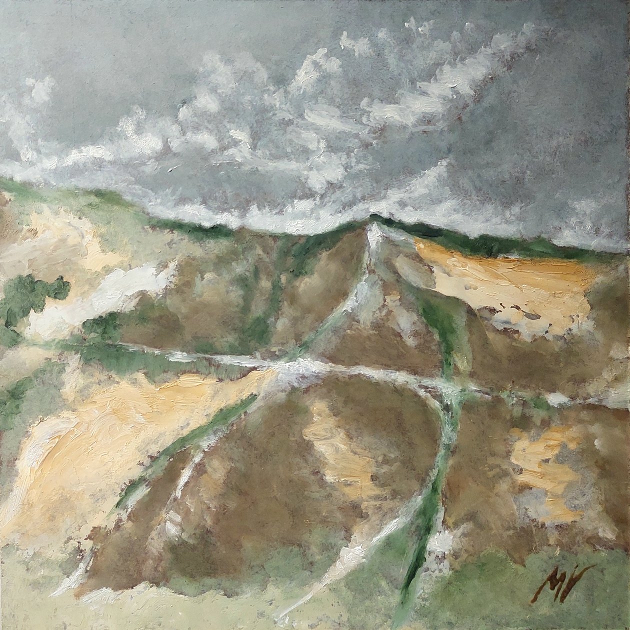 Tiefe Hügel von M. Vet