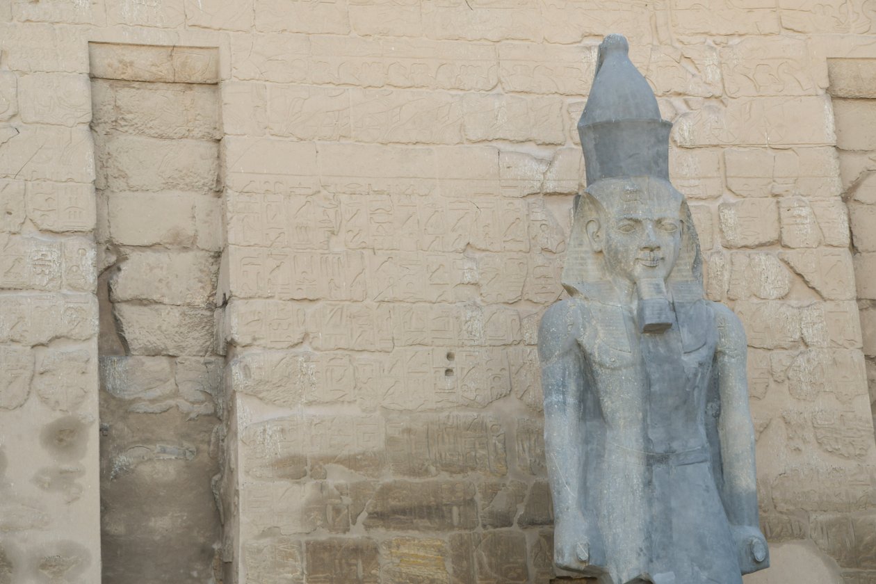 Luxor-Tempel, antike ägyptische Architektur in Luxor von Albert Mansour