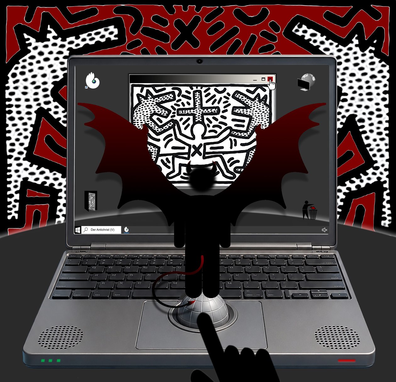 Der Antichrist (V) (aus der Serie WINDOWS) von Alexander Eibach