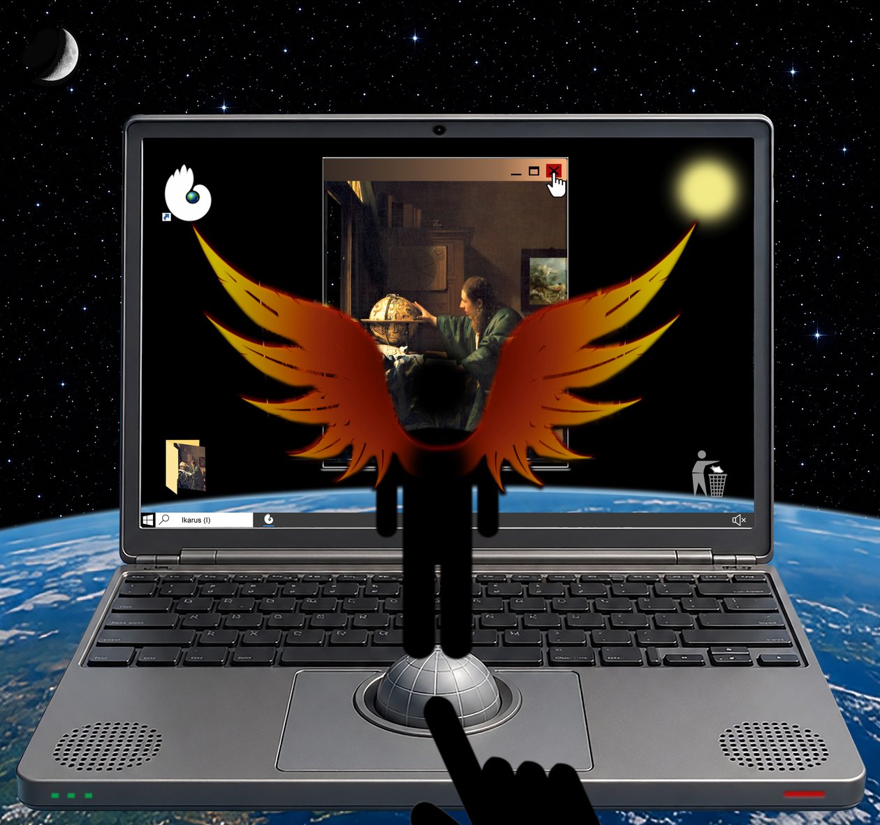 IKARUS (I) (aus der Serie WINDOWS) von Alexander Eibach