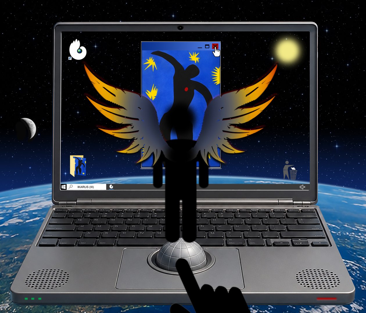 IKARUS (III) (aus der Serie WINDOWS) von Alexander Eibach