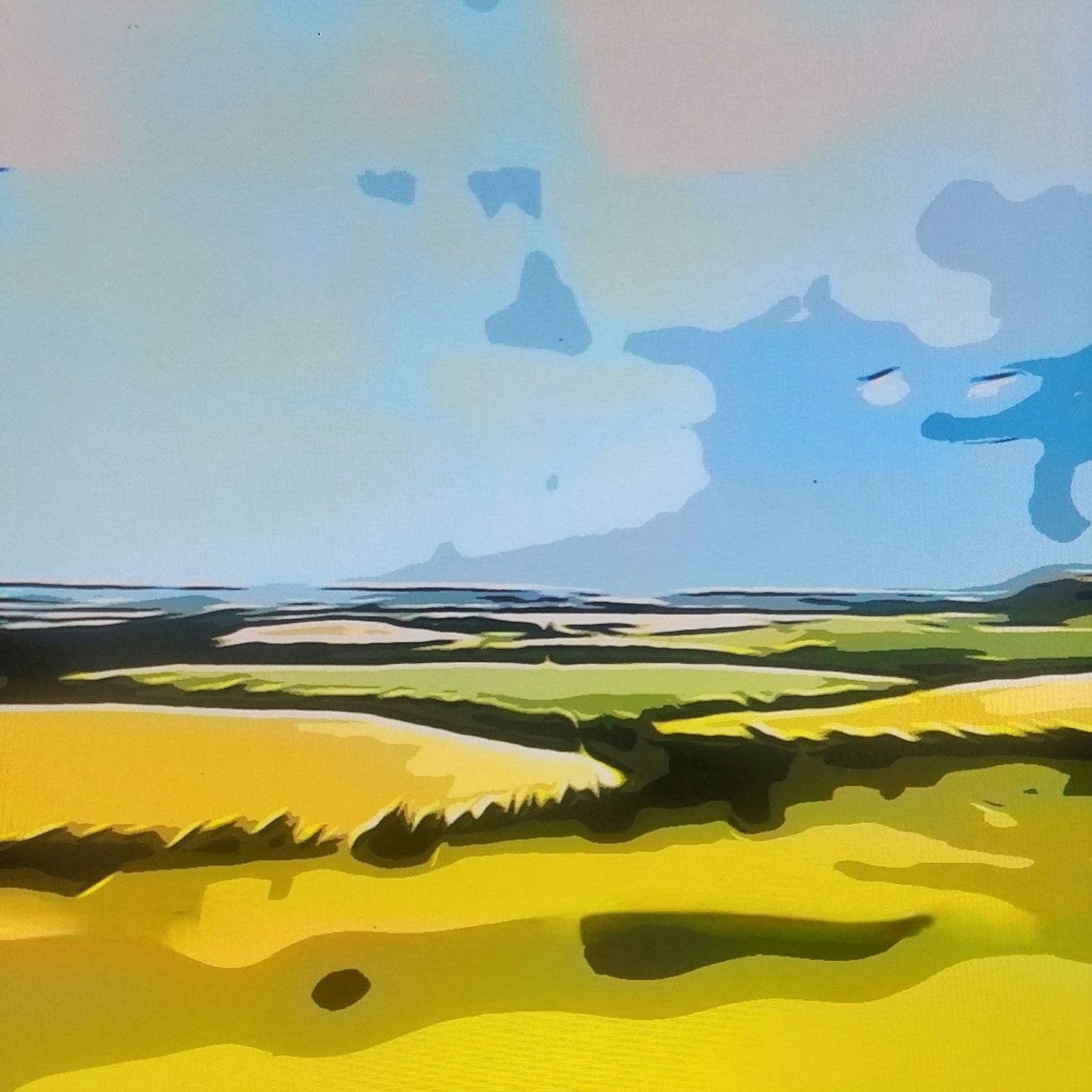 Digitale Landschaft 02 von M. Vet