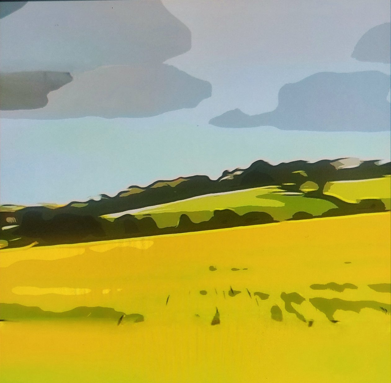 Digitale Landschaft 03 von M. Vet