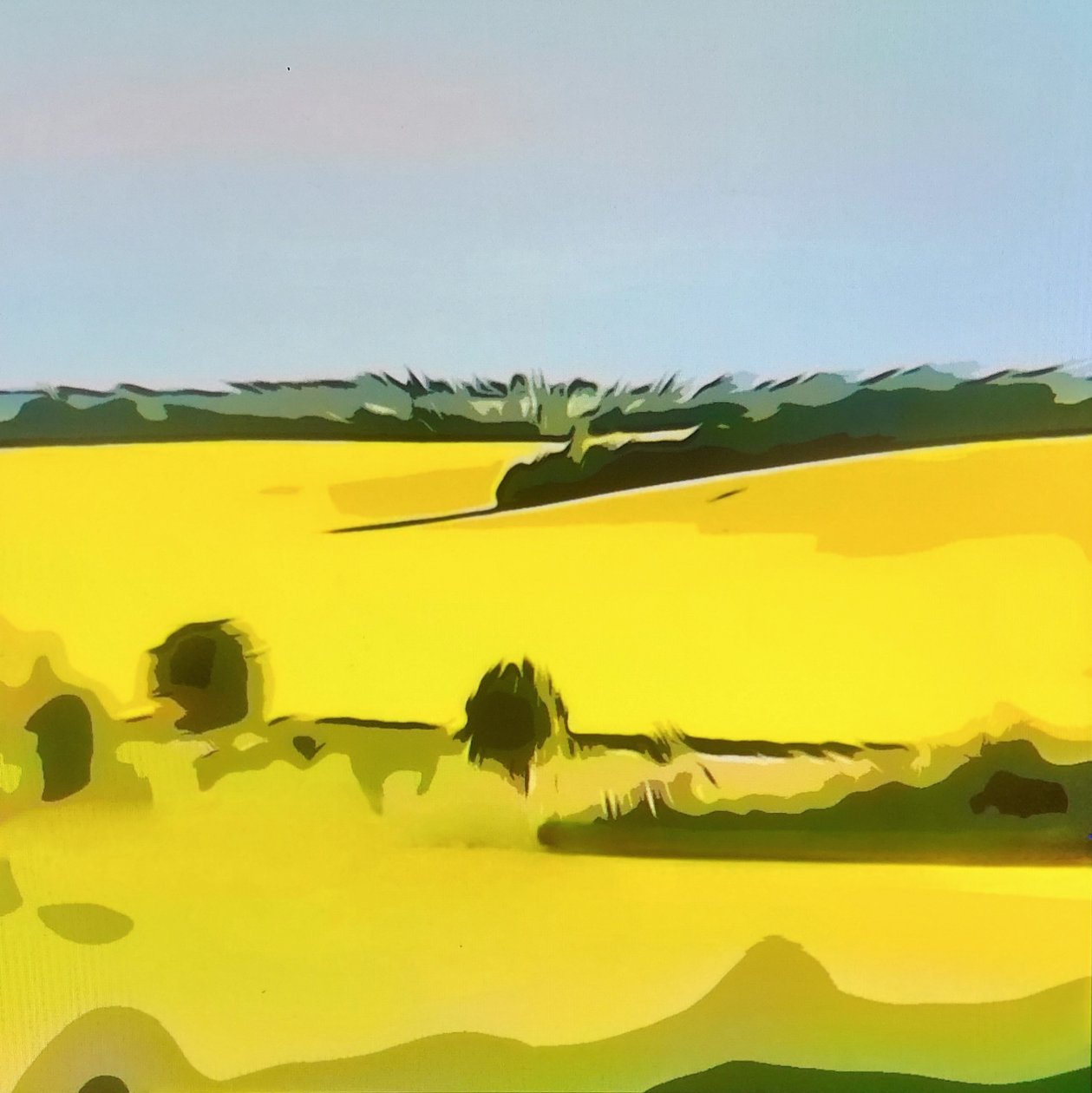 Digitale Landschaft 18 von M. Vet
