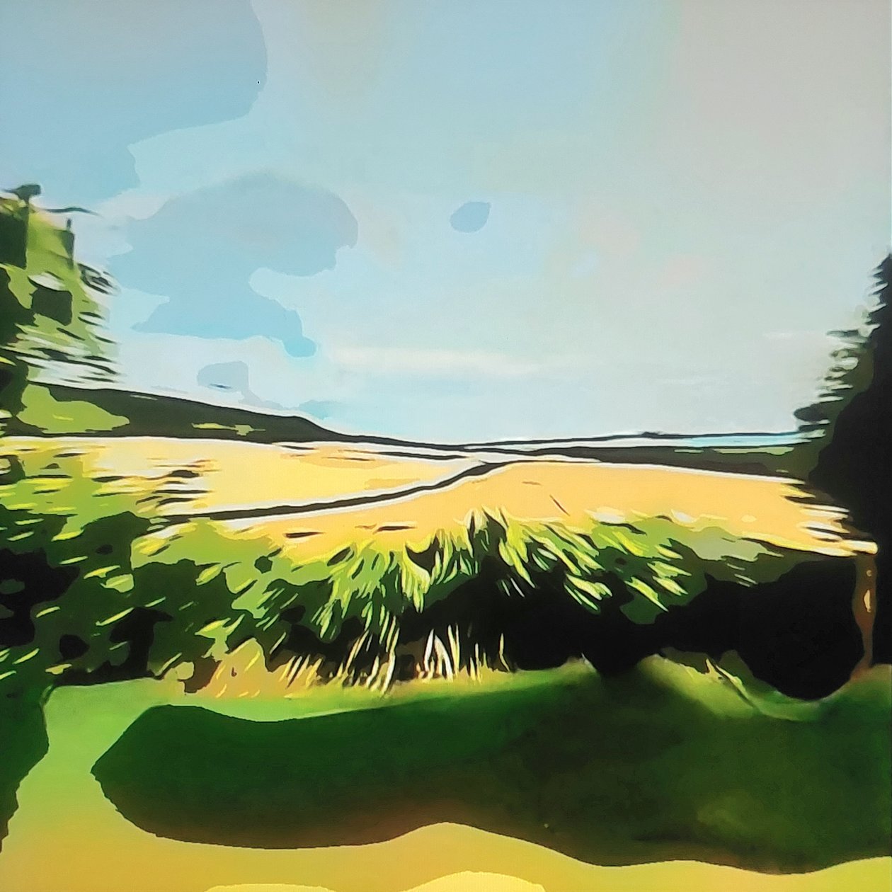 Digitale Landschaft 19 von M. Vet
