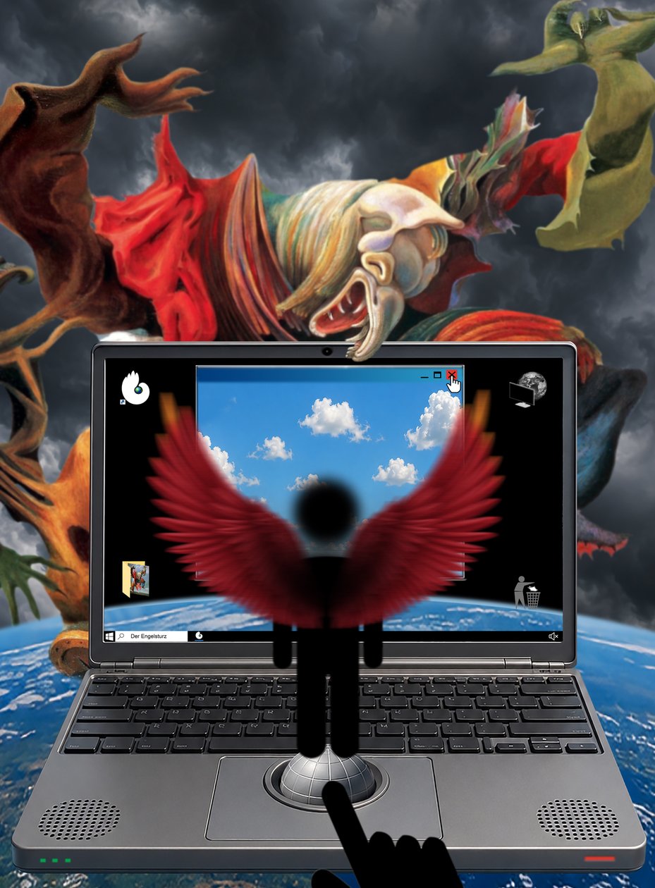 Engelssturz (aus der Serie WINDOWS) von Alexander Eibach