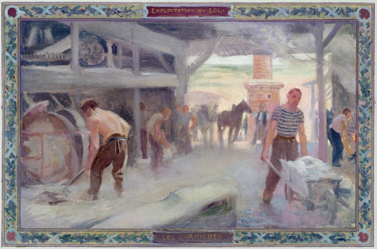 Nutzung der Sonne: die Träger, 1892 von A.F. and Bonnencontre Gorguet