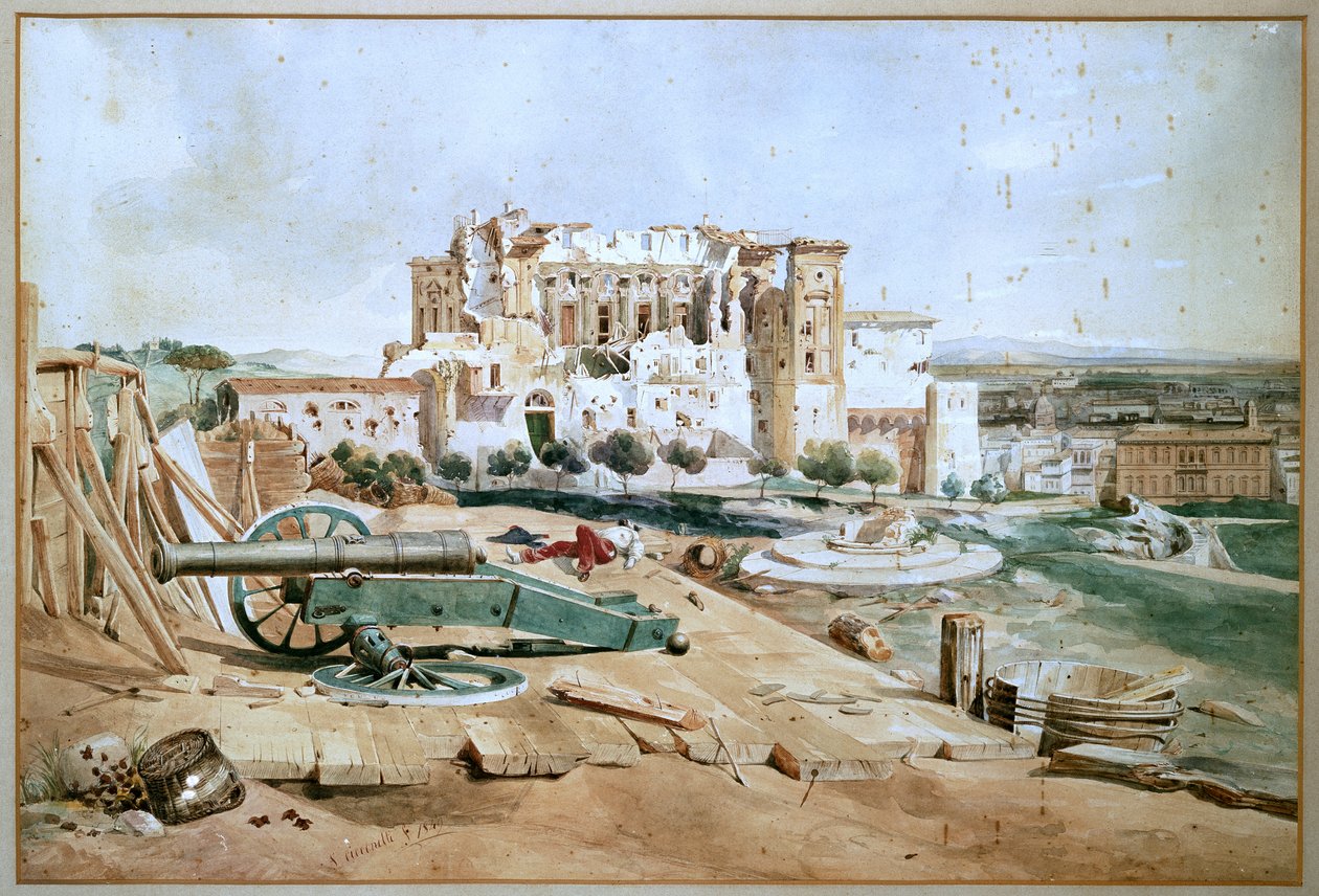 Stadium der Einnahme des Schiffes. Römische Republik von A. Cicconetti