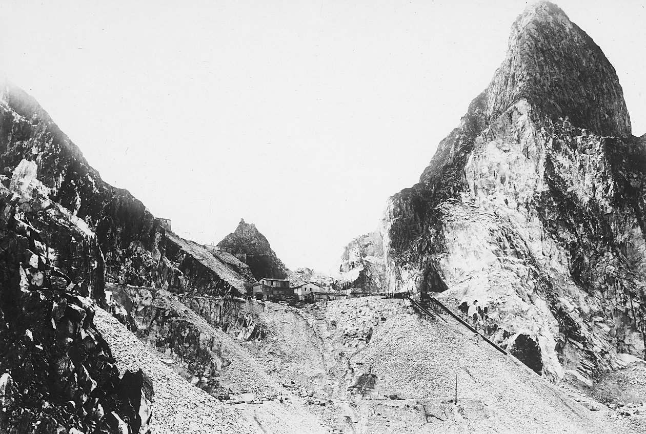 Marmorbruch in den Apuanischen Alpen, Toskana von A. Corsini