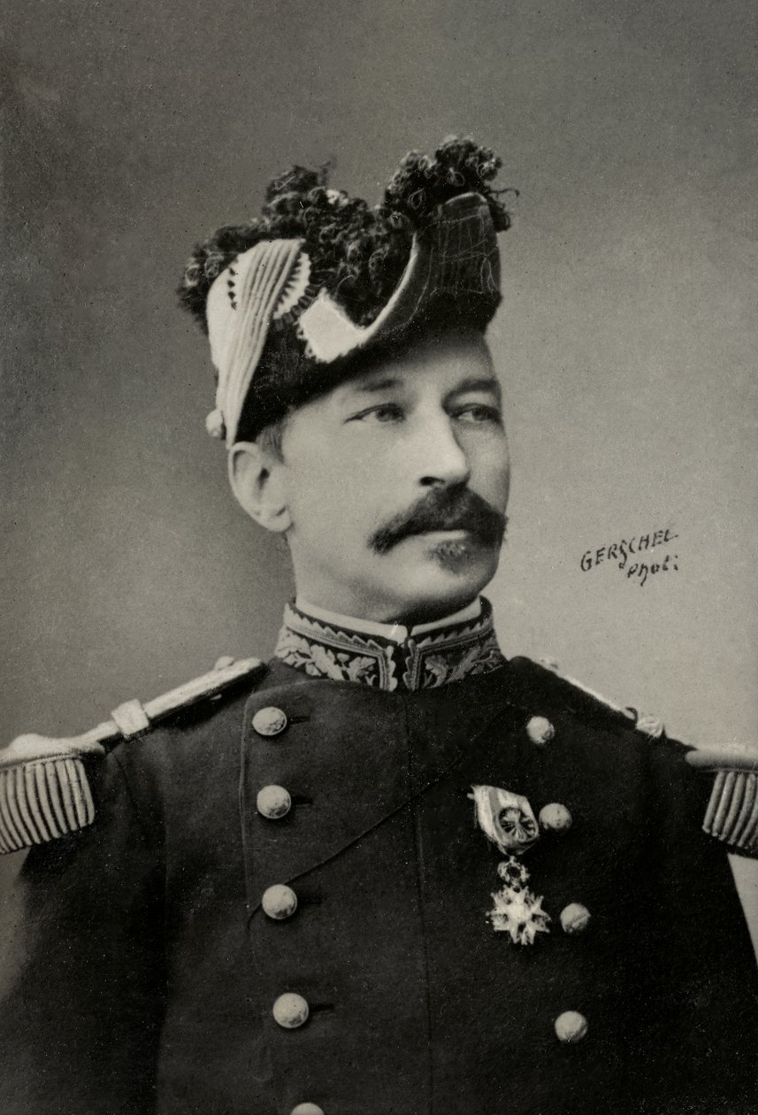 Porträt des Generals Andre Louis von Aaron Gerschel