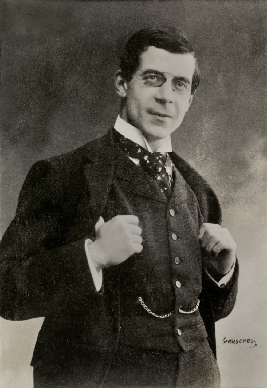 Porträt des französischen Künstlers Georges Berr von Aaron Gerschel
