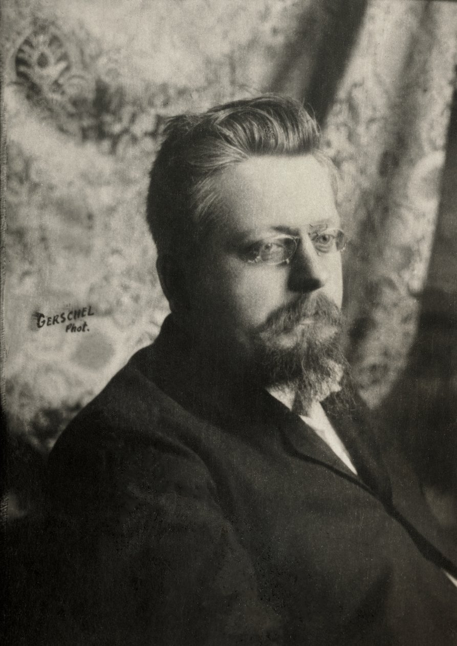 Porträt des französischen Malers Charles Lucien Leandre von Aaron Gerschel