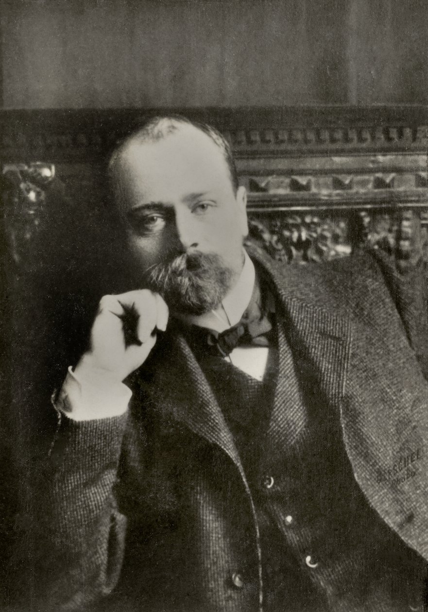 Porträt des französischen Malers Emile Friant von Aaron Gerschel