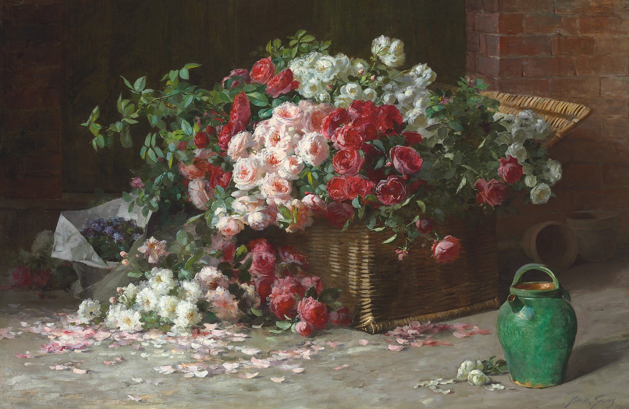Rosenkorb, ca. 1890 von Abbott Fuller Graves