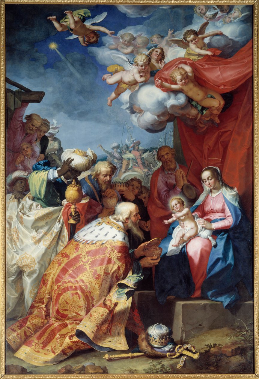 Anbetung der Könige von Abraham Bloemaert