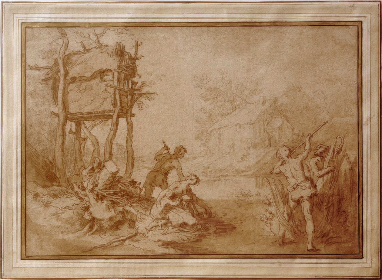 Latona und die lykischen Bauern von Abraham Bloemaert